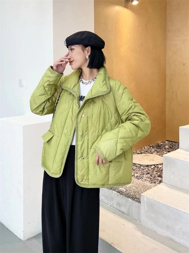 [现货]简单大方休闲款羽绒服，四色、三个尺码，女装羽绒服，依柏璐(1F)