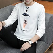 大货已备2021春秋季跑量款长袖T恤圆领韩版男士卫衣W2784-P16，男装卫衣，星座1206（原A206）