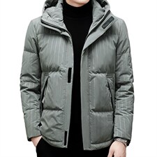 2023年新款羽绒服中年男士短款连帽鹅绒冬季男装SNNYR88305-P375图片