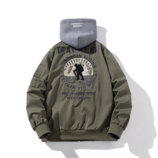 现货三色秋冬季潮牌夹克棉衣棒球服欧美街头飞行员外套情侣装，男装棉衣，电商A105