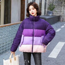 《主打款》秋冬新款韩版宽松时尚百搭显瘦休闲白鸭绒面包服,女装羽绒服,海爱依仁