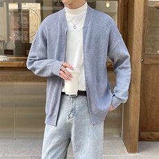 开衫毛衣男秋冬针织衫ins潮流日系宽松慵懒风线衣外套MB15/P55，男装针织衫/毛衣，星座506