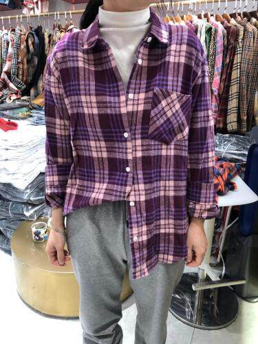 春季格子衬衫，女装衬衫，戈朴