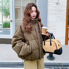 新款大货已出25年冬新羽绒服短外套50绒5057-P255-K388-2c280，女装短外套，2C280
