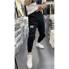 潮流ins慵懒时尚日系文艺时尚休闲裤小脚运动裤潮牌新款简约百搭，男装休闲裤，星座506A