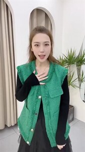 现货小香马甲,女装马甲,C&B