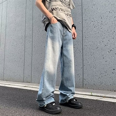 2024美式牛仔裤男款直筒长裤潮N9021P42，男装牛仔裤，星座1116-2