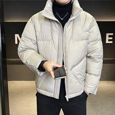 新标90绒云朵泡芙穿刺羽绒服男冬季2025新款A313-55803-P355，男装羽绒服，电商A313