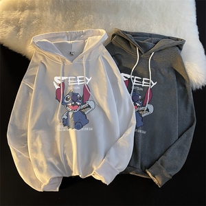 WY2038-P35 加绒款-P40 纯棉连帽卫衣男大码运动帽衫宽松薄外套男图片