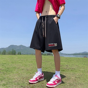 已注册抖音直播得物品质运动男中裤五分休闲短裤K388P35控48图片