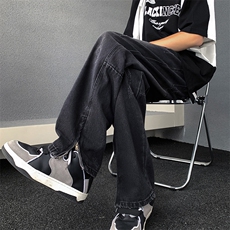 C315-S664数据款脚口拉链拼接磨烂猫须四季牛仔M-3XL(P60限78)2，男装牛仔裤，电商C315