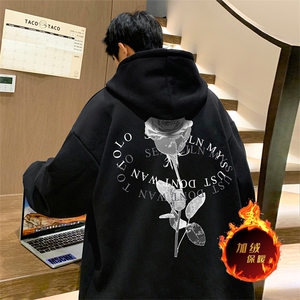 500克重磅秋冬美式加绒加厚卫衣外套DL1556常规特P35加绒特40图片