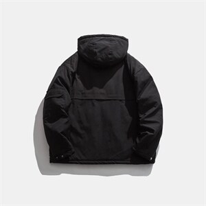ZM059-P140连帽工装多口袋羊羔毛夹棉棉衣加厚棉服潮牌外套男，男装棉衣，星座1408-1