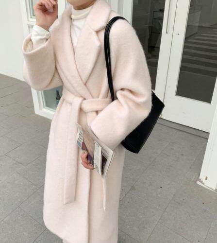 【现货】韩版修身中长款纯羊毛外套，女装，DVZ