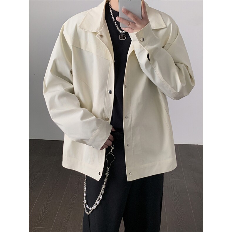 JK301/P65春装新款现货夹克外套男宽松大码潮流个性百搭上衣图片