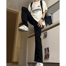 现货主推破洞弹力渐变大码直筒微喇毛边牛仔裤K860-K861-K866-P50，男装牛仔裤，星座205