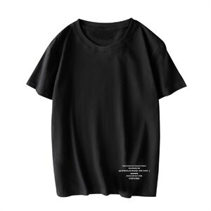 2021夏季新款纯棉百搭日系平铺印花圆领短袖T恤男 A436-T06-P16图片