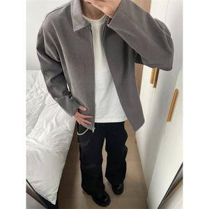 【有货】cleanfit灰色短款盔甲外套男春秋高级感夹克S260HH-P65图片