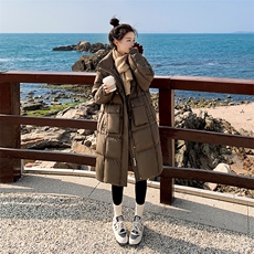 时尚中长款加厚羽绒服女2023年冬新款超防寒保暖宽松白鸭绒气质外，女装羽绒服，辉之琳