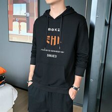 春秋季卫衣男韩版青少年运动休闲潮流连帽衣服DF173T，男装卫衣，电商A102