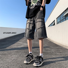 2023年夏季美式高街新款牛仔短裤五分裤货号DK65P55控价78，男装牛仔裤，电商A063