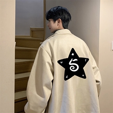 麂皮绒夹克男大码立领褂子外套JK85368-P68加绒款-P78，男装夹克，电商A040