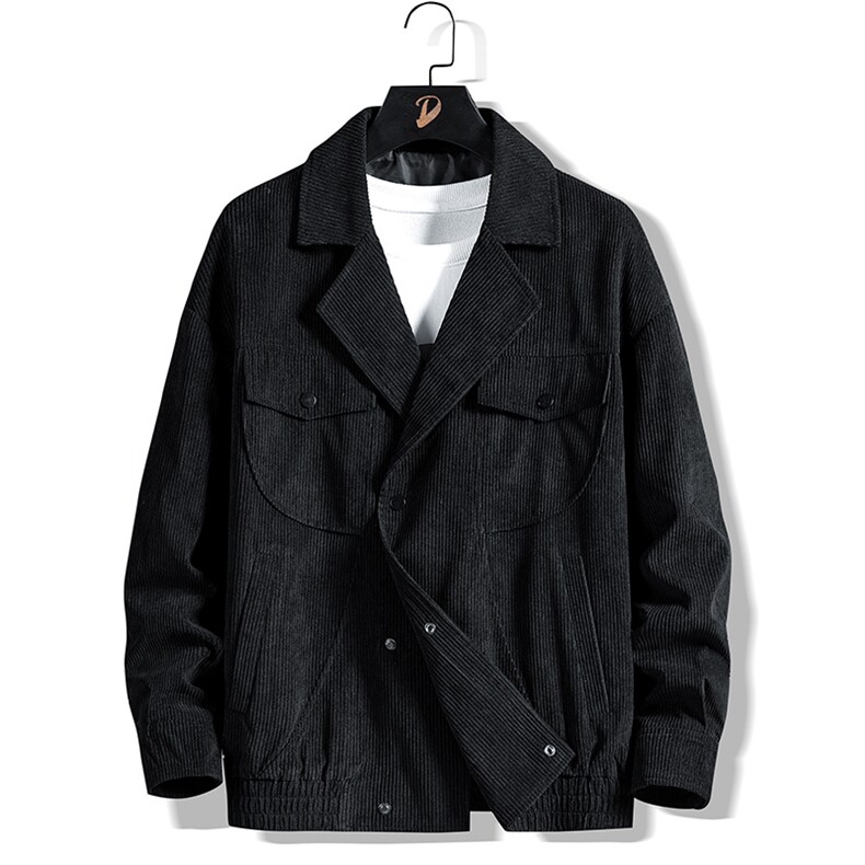 秋冬新款男士翻领灯芯绒休闲西服外套夹克男士上衣JK861-P60,男装夹克,星座1403B