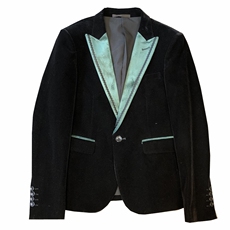 秋冬店主休闲夹克西装单西男士修身金丝绒西服A236-XZ-168-P145，男装夹克，电商A236