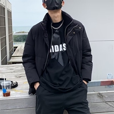 假两件新款棉衣男冬季棉袄外套面包服SW223P90，男装棉衣，星座1116-2