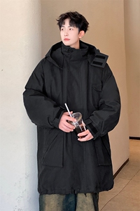 冬季中长款工装羽绒服加厚保暖外套 A071-Y888-P300图片