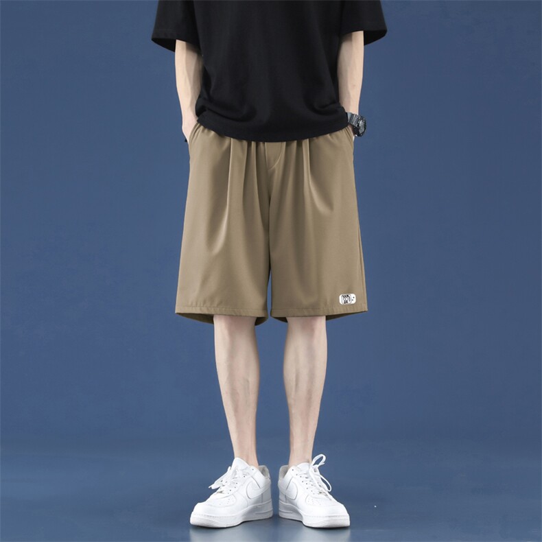 冰氧百搭舒适亲肤抗皱潮流休闲清爽速干五分短裤DK505-特批17,男装休闲裤,星座718-1