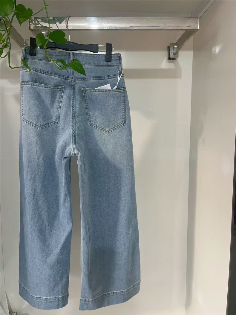 春秋时尚款阔腿山本裤女百搭显瘦,女装牛仔裤,宸诺服饰