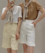 【现货】丝巾T现货2色，其它，ONE(2F)