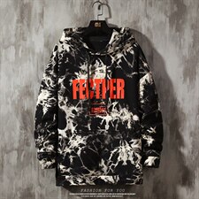 五色秋冬男士字母印花青少年卫衣潮男连帽花卫衣WY111-P65，男装卫衣，电商A128