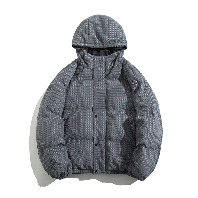 2024特殊面料羽绒棉服平铺白底中性女生连帽棉衣A170-M861-P128,男装棉衣,电商A170