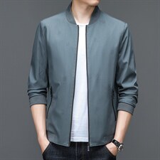 BJ22345钱塘2020-2中年男士春秋简约商务休闲百搭夹克货稳P59，男装夹克，钱塘207-2