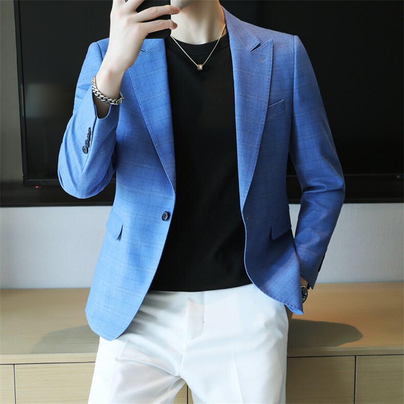 26做货-男士休闲西装修身韩版西服外套小西装上衣DX6929P165,男装西服套装,电商D216