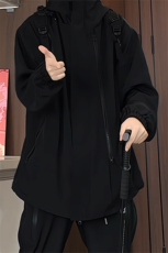 JK8008/特P50春装港风防水拉链冲锋衣男潮流夹克个性外套，男装夹克，电商A141