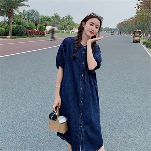 现货~新款夏季牛仔薄款连衣裙190-82356-P120-K168图片