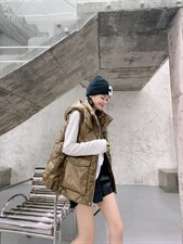 羽绒马甲，女装马甲，爱丽伽