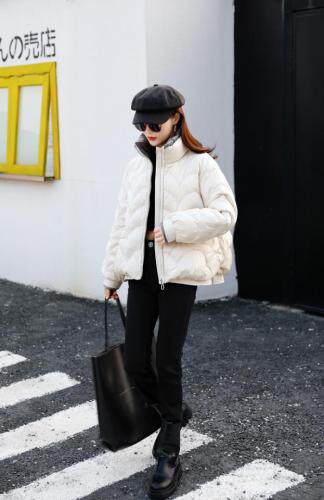 【现货】冬季新款，欧版宽松洋气显瘦羽绒服，女装羽绒服，东洋天堂之花