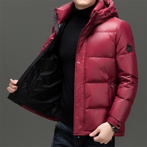 羽绒服男冬季加厚极寒外套2026新款高端男士短款中老年爸爸装亮色图片