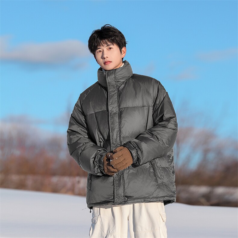 A408-24W6030-白鸭绒简约加厚羽绒服男女装保暖防寒棉服外套-P185，男装羽绒服，电商A408