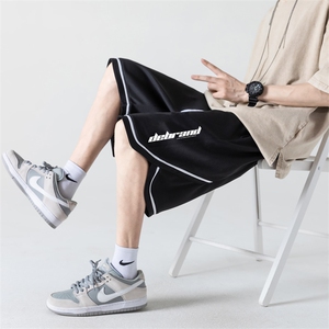 ！2023夏季男士冰丝速干短裤清凉夏天运动五分裤DK308P30,山系男装穿搭图片