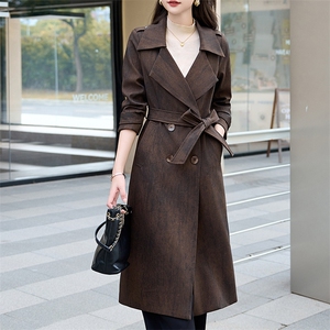 中长款风衣外套女2025新款春秋气质高级感超好看高端大气上档次图片