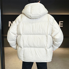 90新标白鸭绒羽绒服高冲绒泡芙廓形保暖外套YR8313-P359，男装羽绒服，电商D342