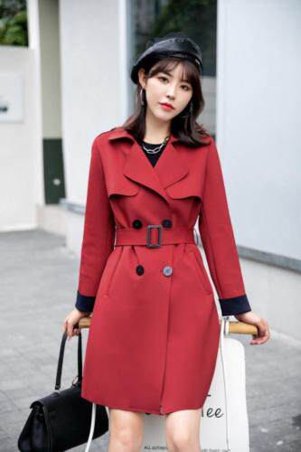 春装订货款：空气层面料休闲外套风衣M到XXL，女装风衣，拉思维加丝