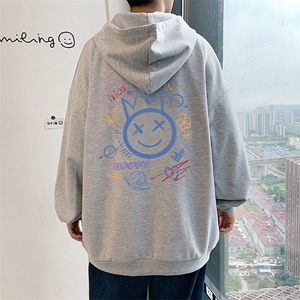 KS21180-P38 加绒-P43 连帽开衫卫衣男运动外套大码班服图片