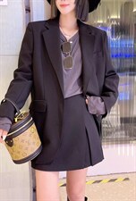 2022秋季新款垂感小众休闲高级感显瘦百搭西装外套，女装西装，L·H·X