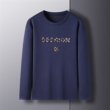 D66227钱塘2020-2中青年男士休闲百搭薄款春秋季长袖T恤P60，男装T恤，钱塘207-2